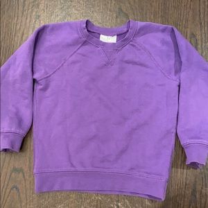 Purple sweatshirt